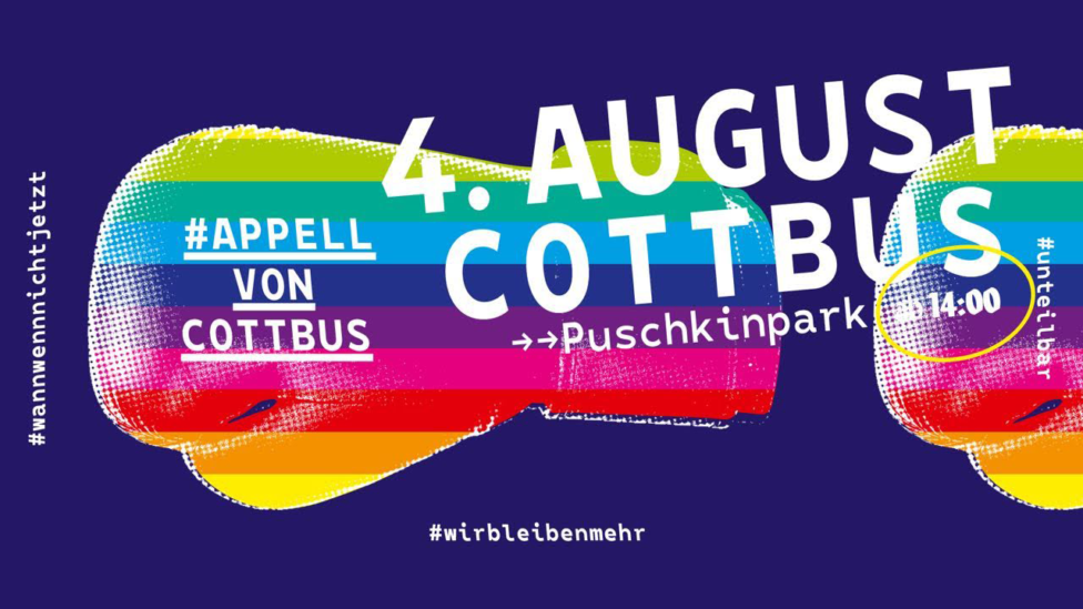Sharepic für das Familienfest am 4. August 2019 in Cottbus