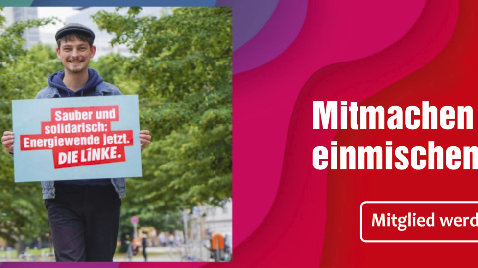 Mitmachen und einmischen - Mitglied werden.