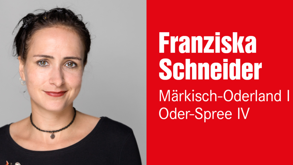Franziska Schneider, Wahlkreis 31 – Märkisch-Oderland I/Oder-Spree IV