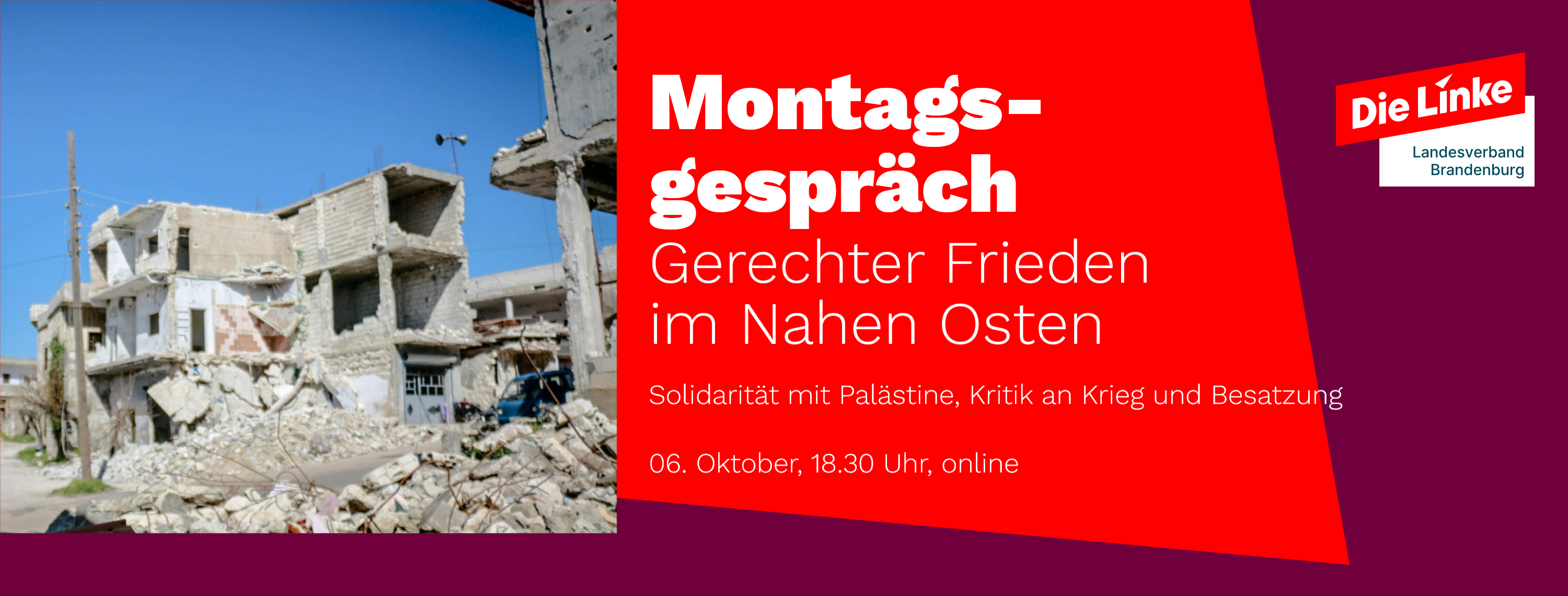 Montagsgespräch 06.10.2025 "Gerechter Frieden im Nahen Osten"