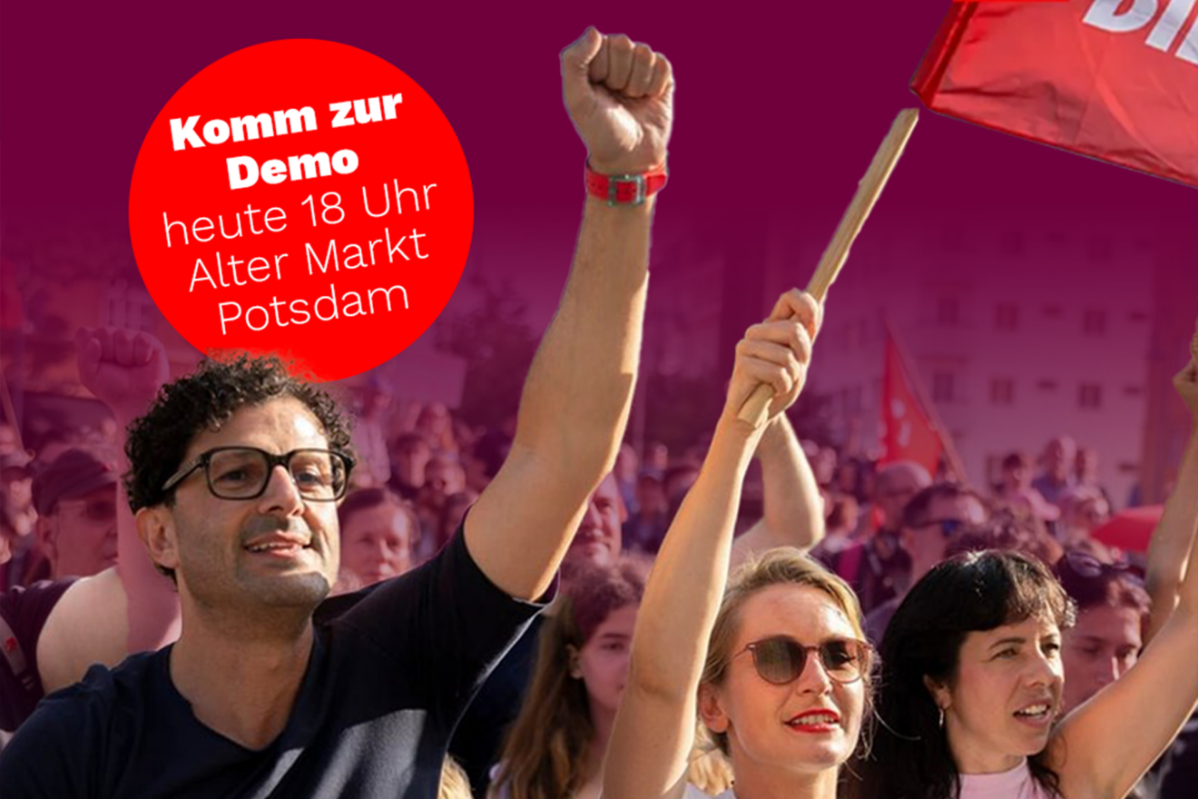 Kundgebung heute 18:00 Uhr in Potsdam: Für ein demokratisches Sachsen-Anhalt