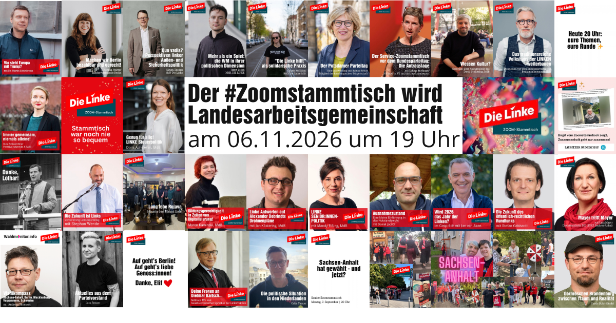 Der Zoomstammtisch wird Landesarbeitsgemeinschaft!